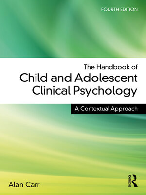 cover image of The Handbook of Child and Adolescent Clinical Psychology